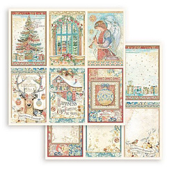 Набор бумаги 30х30 см "Christmas greeting", 10 листов (Stamperia)