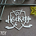 Украшение из чипборда "Hockey в рамке" (Fantasy)