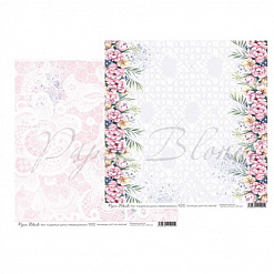 Бумага 30х30 см "Just You And Me. Свадебные цветы/Wedding flowers" (PaperBlonde)