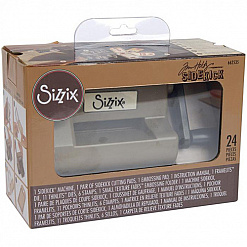 Машинка для вырубки и тиснения Sidekick "Tim Holtz. Brown & Black", стартовый набор (Sizzix, 662535)