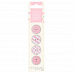 Набор пуговиц "Spots & Stripes Pastels", цвет нежно-розовый (DoCrafts)