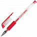 Ручка гелевая "Number On", цвет красный (Brauberg)