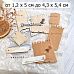 Нож "Старый блокнот", 4,3х5,4 см (ScrapMania)