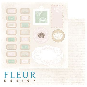 Бумага "Королевский Бал. Карточки" (Fleur-design)
