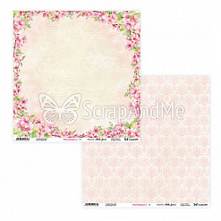 Бумага 30х30 см "Pink Blossom 2 05/06" (ScrapAndMe)