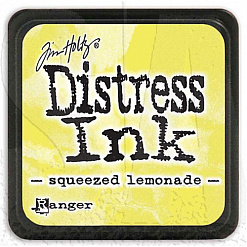 Штемпельная подушечка мини Distress Ink "Squeezed Lemonade" (Ranger)