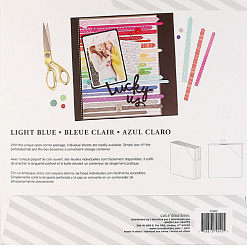 Набор текстурированного кардстока 30х30 см "Light blue", 6 листов (Core'dinations)