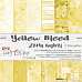 Набор бумаги 30х30 см "Yellow mood", 6 листов (CraftO'clock)