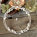 Чипборд "Веночек из веток с почками 1", 8,6 см (LeoMammy)