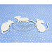 Чипборд "Золушка. Мыши 1", 5,3х3,3 см (Рукоделушка)