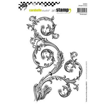 Резиновый штамп "Arabesque. Растительный орнамент" (Carabelle Studio)