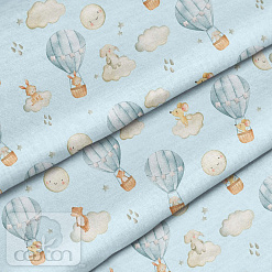 Отрез ткани 79х50 см "Праздник в небе" (Cotton)