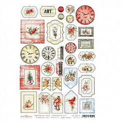 Набор цветного чипборда "Christmas Time" (CraftO'clock)