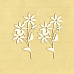 Набор украшений из чипборда "Цветы 3" (Salvadorica)