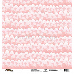 Набор бумаги 30х30 см "Маленькая русалочка", 12 листов (MonaDesign)