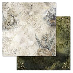 Набор бумаги 30,5х30,5 см "Легенды Средиземья", 12 листов (ScrapMania)