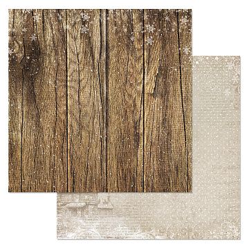 Бумага "Винтажный Новый Год. Старинное дерево" (ScrapMania)