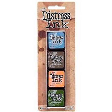 Набор штемпельных подушечек Distress mini kit 9 (Ranger)