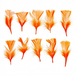 Набор перьев "Оранжевый мини"