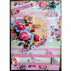Набор бумаги А4 и листов с высечками "Simply Floral", 48 листов (DoCrafts)
