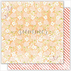Бумага "My autumn. Peach flowers" (Summer Studio)