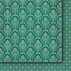 Набор бумаги 30х30 см "Emerald lady", 12 листов (Paper Heaven)