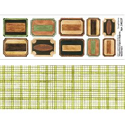 Лист с картинками 10х30 см "Рецепты старого буфета. Таблички" (ScrapMania)