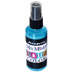 Спрей "Aquacolor Spray", небесно-голубой, 60 мл (Stamperia)