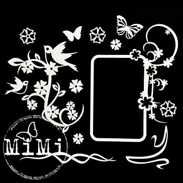 Набор украшений из чипборда "Весна. Цветение" (MiMi Design)