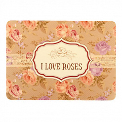 Шкатулка металлическая "Любовь к розам"