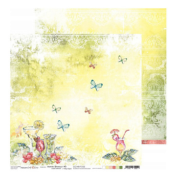 Бумага 30х30 см "Warm breeze 05" (CraftO'clock)