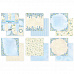 Набор бумаги 15х15 см "Blossom Blue", 20 листов (ScrapAndMe)