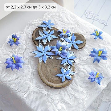Нож "Чашелистики 5 лепестков. Средние", 3х3,2 см (ScrapMania)
