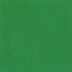 Кардсток Bazzill Basics 30,5х30,5 см однотонный с текстурой холста, цвет насыщенный зеленый