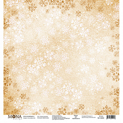 Набор бумаги 30х30 см "Зимняя сказка", 12 листов (MonaDesign)