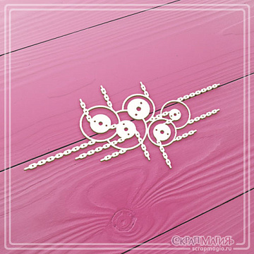 Чипборд "Система блоков", 11,1x5,7 см (СкрапМагия)