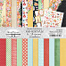 Набор бумаги 30,5х30,5 см "Каникулы в Париже", 12 листов (ScrapMania)