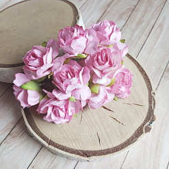 Букет кудрявых роз "Розовый", 10 шт (Craft)