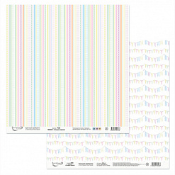 Набор бумаги 15х15 см "Сладкое время", 12 листов (Mr.Painter)