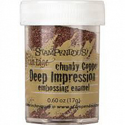 Пудра для эмбоссинга "Chunky copper" (Stampendous)