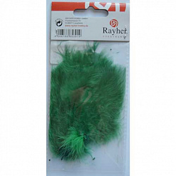 Набор маленьких перьев "Тёмно-зеленый" (Rayher)