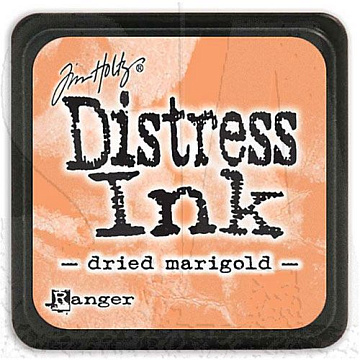 Штемпельная подушечка мини Distress Ink "Dried Marigold" (Ranger)