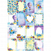 Набор карточек "Цветные мечты", 16 шт (ScrapMania)