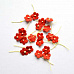 Набор мини-цветочков "Красные", 20 шт (Craft)