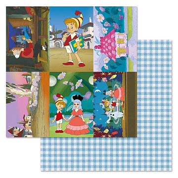 Бумага "Буратино. Лист 5" (ScrapMania)