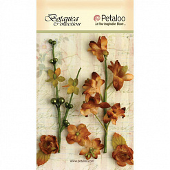 Набор цветочков на веточке "Корица" (Petaloo)