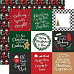 Набор бумаги 30х30 см с наклейками "A Gingerbread Christmas", 12 листов (Echo Park)