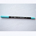Маркер акварельный двусторонний "Le plume 2", толщина 0,3 мм, цвет карибский голубой (Marvy Uchida)