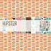Набор бумаги 30х30 см "Hipster", 12 листов (Каралики)
