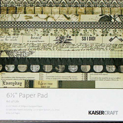 Набор бумаги 16,5х16,5 см "Art of Life", 40 листов (Kaiser)